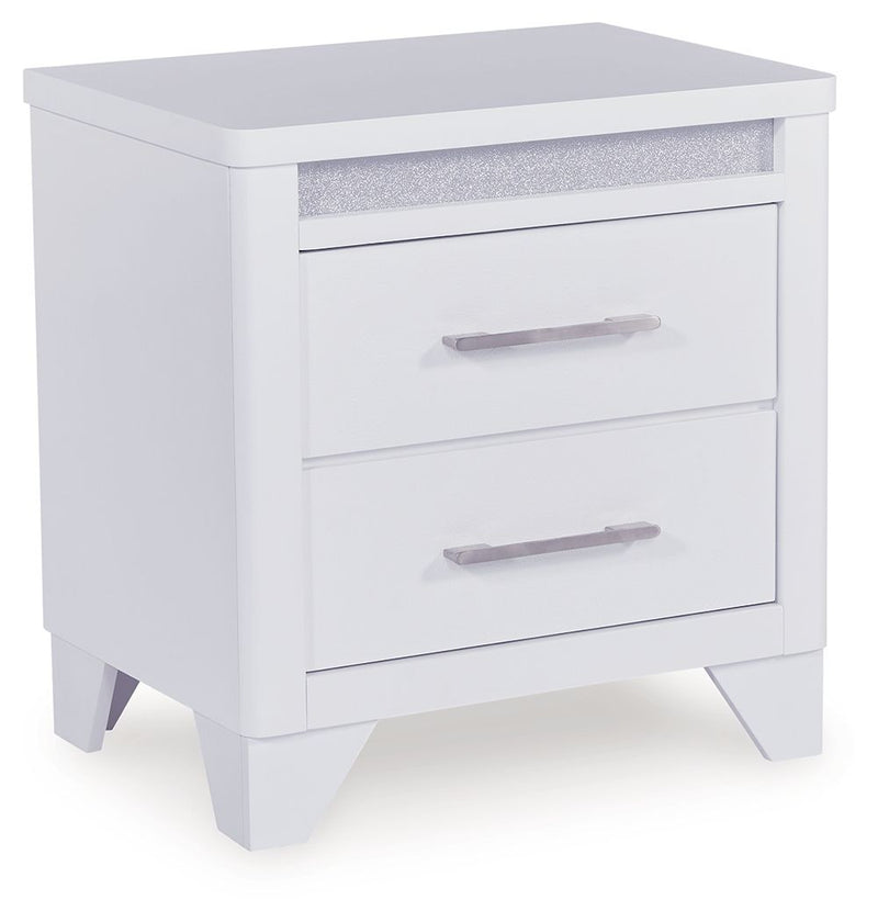 Jarlee - 4 Pc. - King Panel Bed, Dresser, Mirror And Nightstand - White