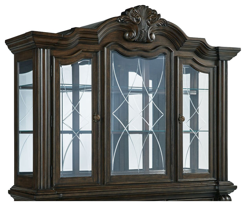 Maylee - Dining Room Hutch - Dark Brown