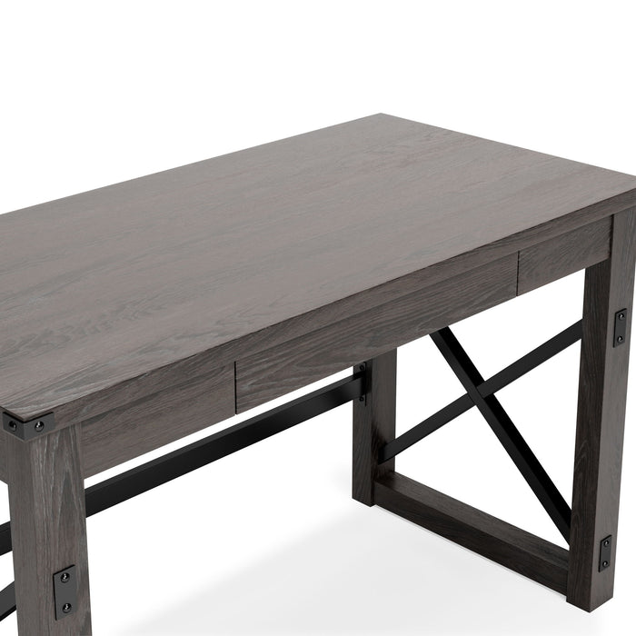 Freedan - Home Office Desk - Grayish Brown