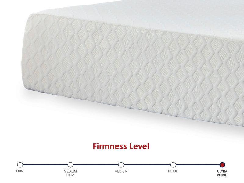 Chime 12 Inch Memory Foam - Twin Mattress - 12-inch - White