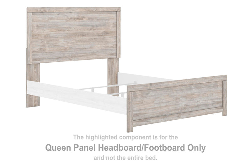 Broachmyn - Queen Panel Headboard/Footboard - Gray - Wood