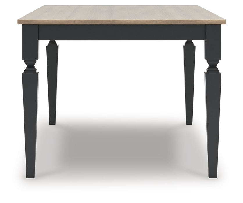 Brenkerton - Rectangular Dining Room Table - Grayish Brown / Black