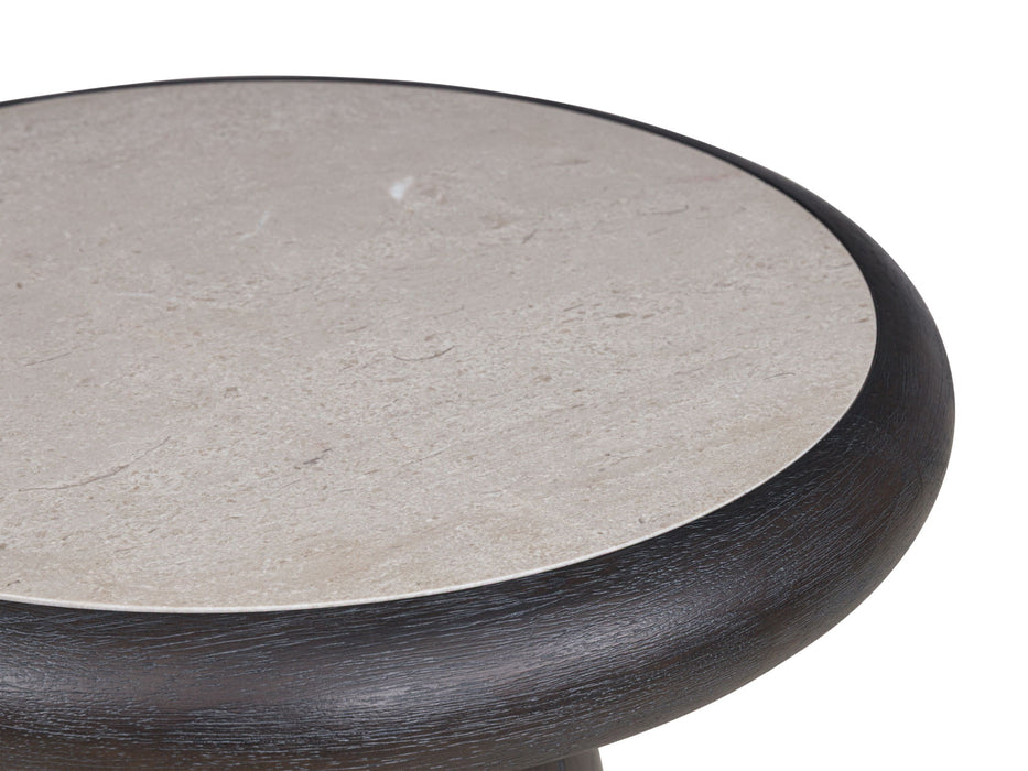 Bracken - Round End Table - French Black