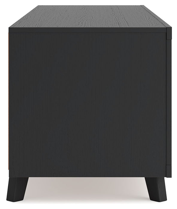 Danziar - Extra Large TV Stand - Black