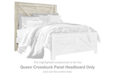 Bellaby - Queen Crossbuck Panel HDBD - Whitewash