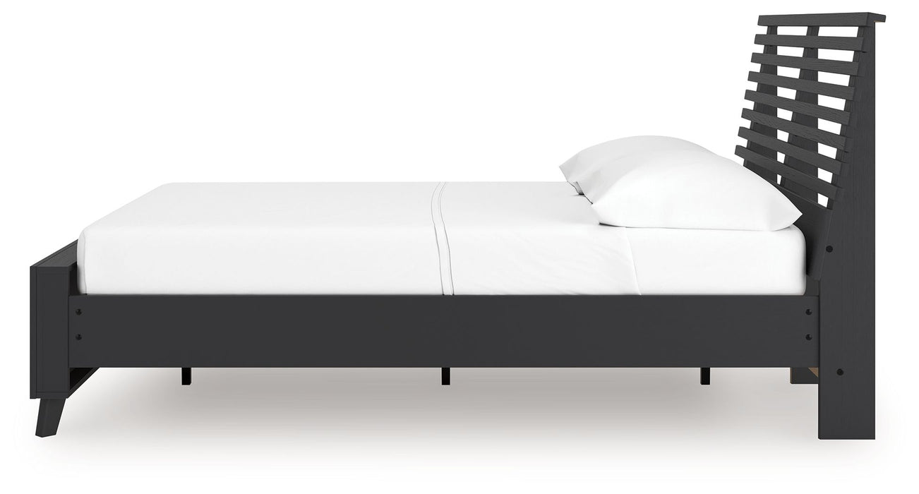 Danziar - Slat Panel Bed