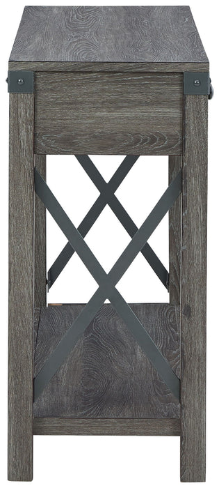 Freedan - Console Sofa Table - Grayish Brown