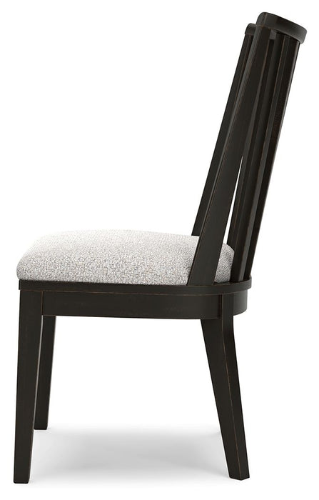 Galliden - Dining Upholstered Side Chair (Set of 2) - Black