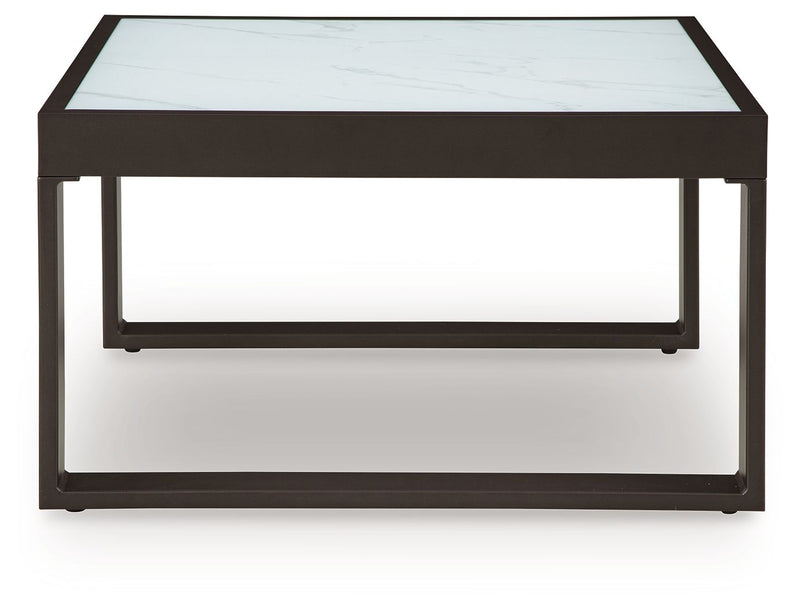 Beachloft - Square Cocktail Table - Black / Gray