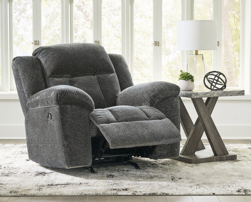 Frohn - Rocker Recliner - Fabric - Graphite