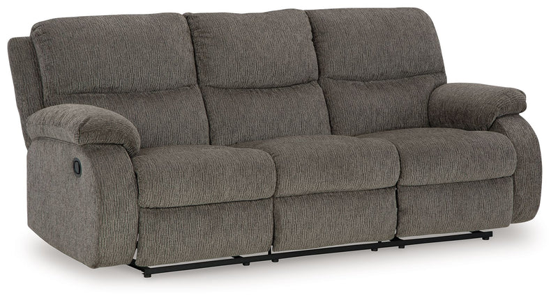 Scranto - Reclining Sofa - Fabric - Brindle