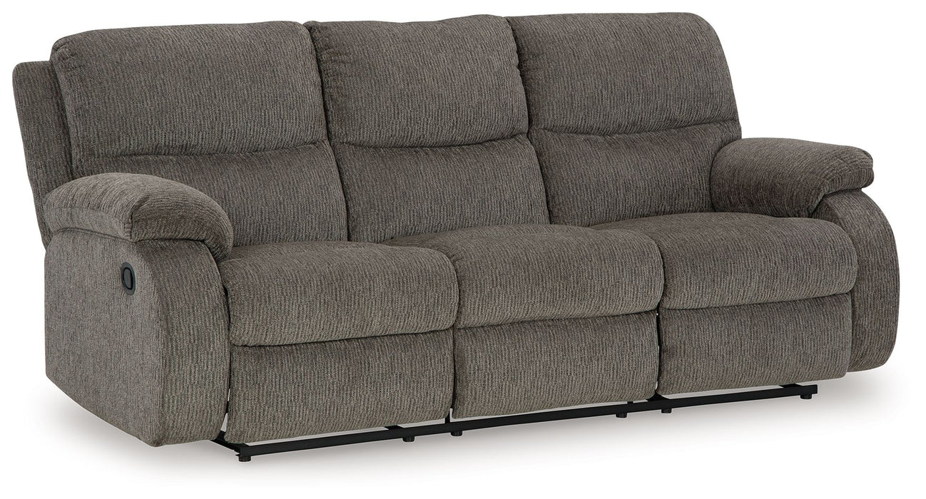 Scranto - Reclining Sofa - Fabric - Brindle