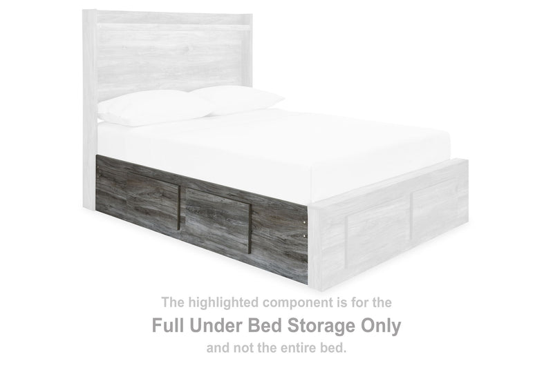 Baystorm - Full Under Bed Storage - Gray