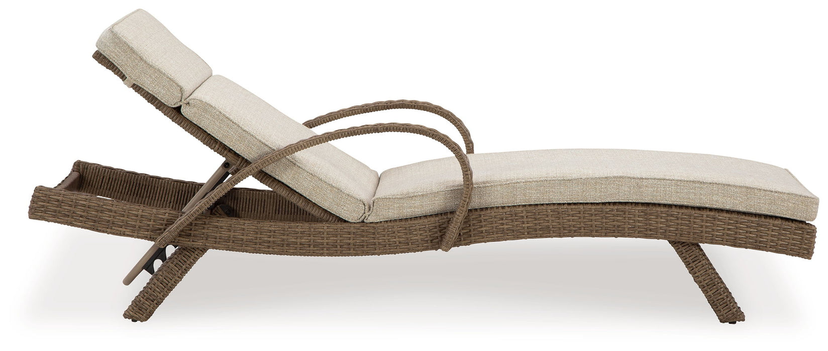Beachcroft - Chaise Lounge With Cushion - Beige