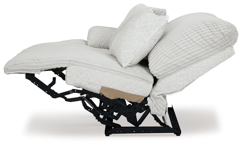 Top Tier - Laf Zero Wall Power Recliner - Alloy
