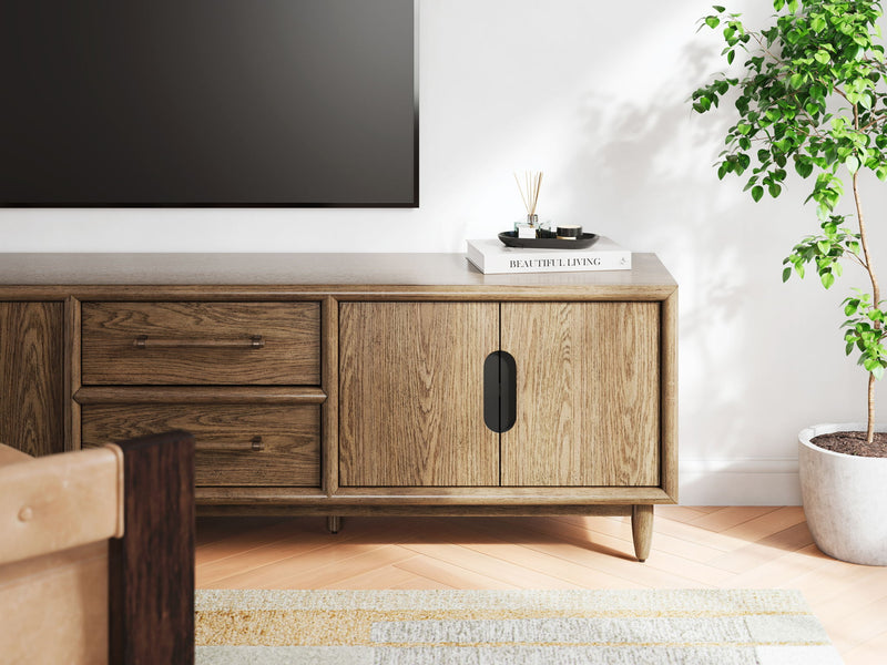 Roanhowe - Extra Large TV Stand - Brown