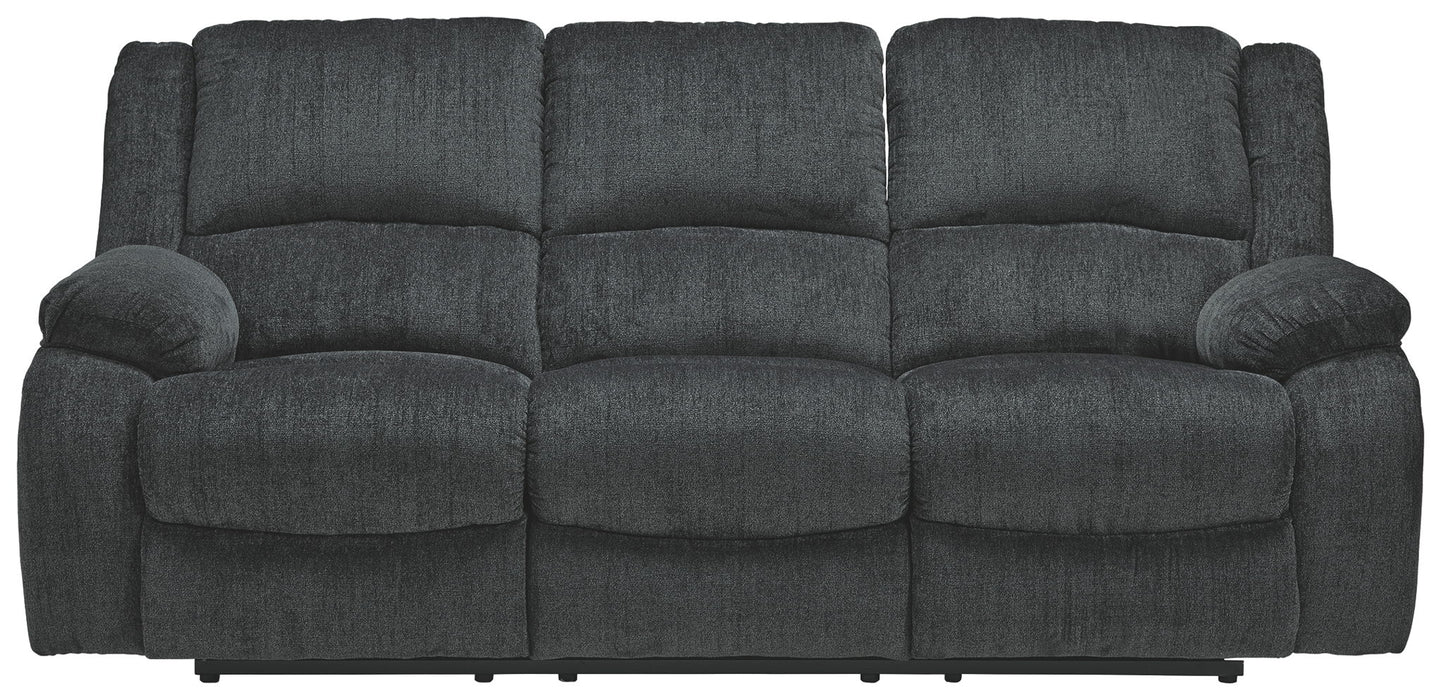 Draycoll - Reclining Sofa - Fabric - Slate