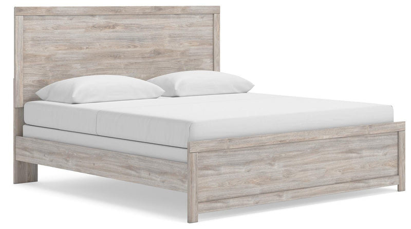 Broachmyn - King Panel Bed - Gray - Wood