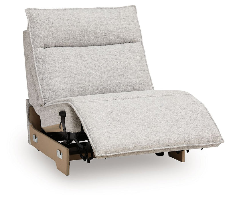 Modmax II - Power Armless Recliner With Adjustable Headrest - Stone