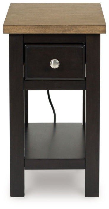 Drazmine - Chair Side End Table - Brown