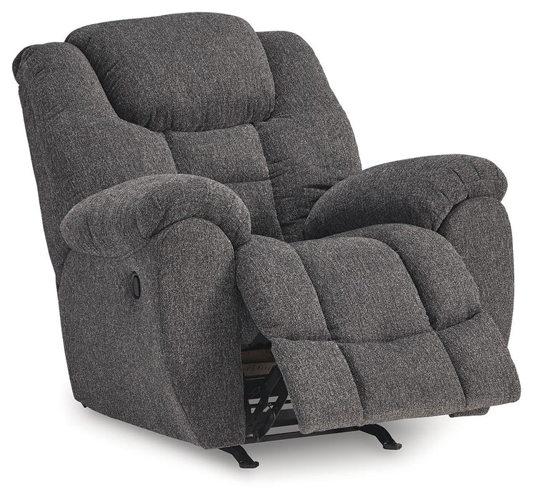 Foreside - Rocker Recliner - Fabric - Charcoal