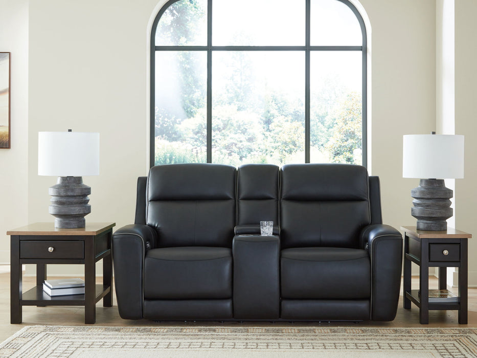 5Z-Comfort - Relaxation - Power Reclining Loveseat with Console / Adj Headrest