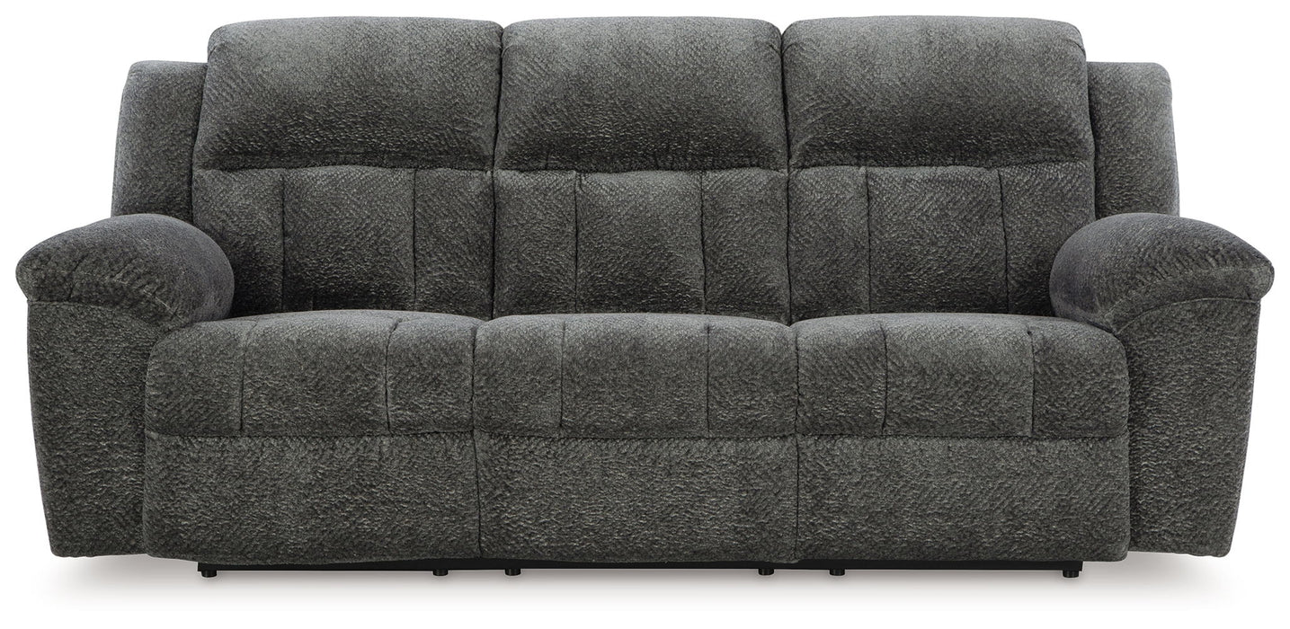 Frohn - Reclining Sofa - Fabric - Graphite