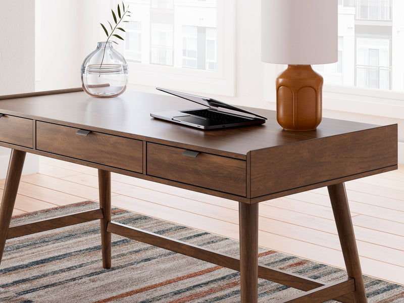 Lyncott - Home Office Desk - Brown