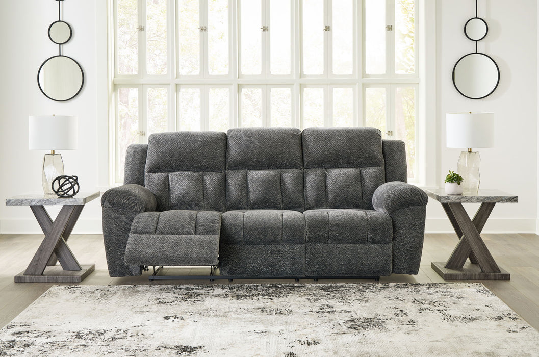 Frohn - Reclining Sofa - Fabric - Graphite