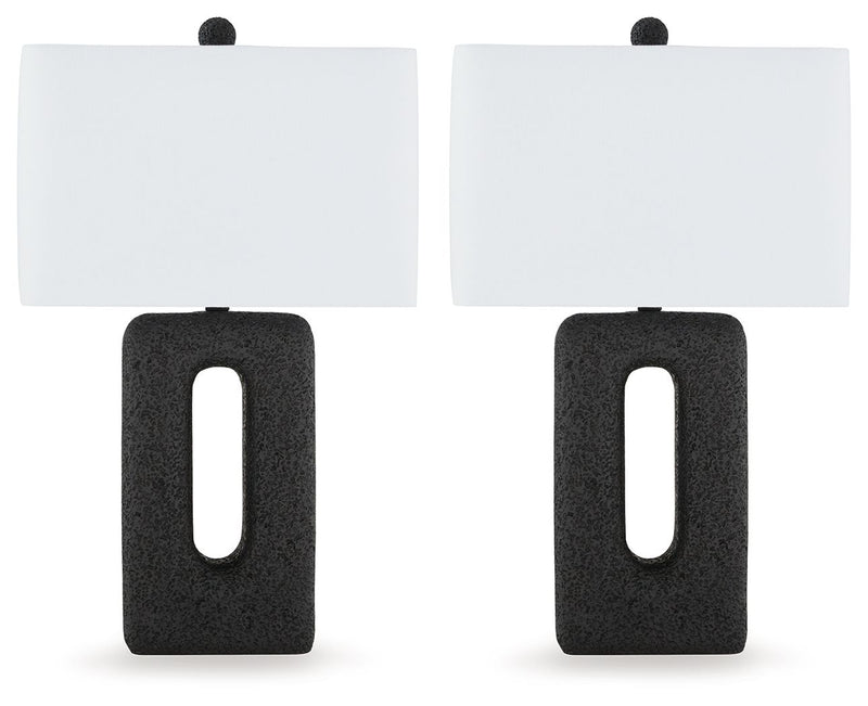 Wimmings - Poly Table Lamp (Set of 2) - Black