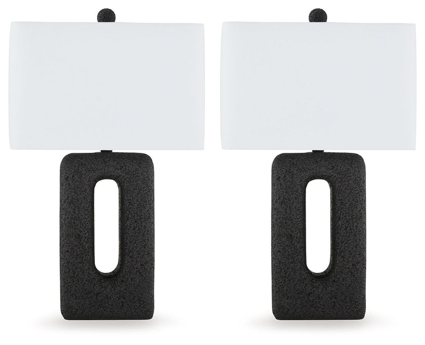 Wimmings - Poly Table Lamp (Set of 2) - Black