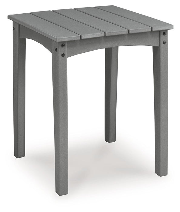 Cove Beach - Square End Table - Gray