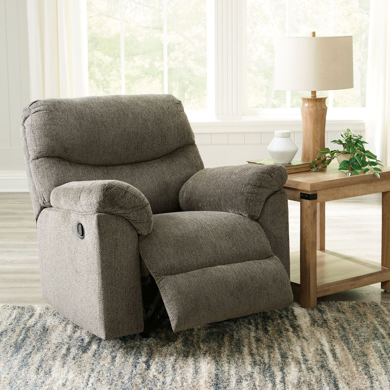 Alphons - Rocker Recliner - Fabric - Putty