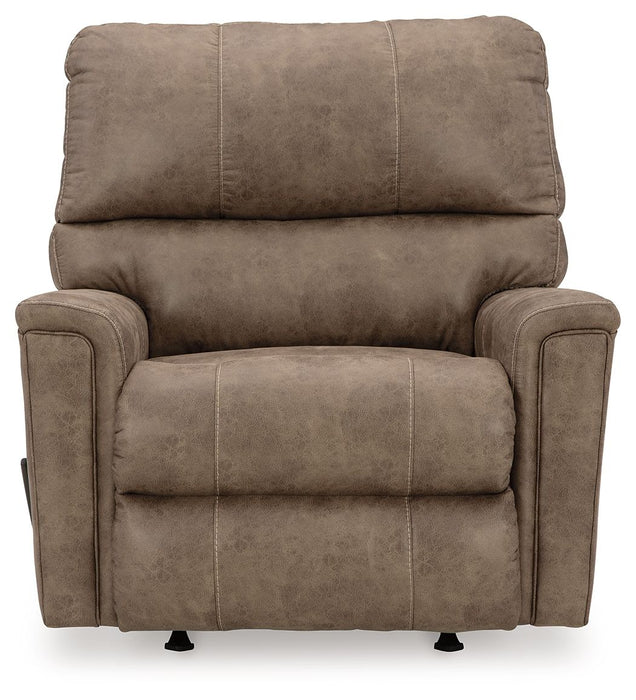 Navi - Rocker Recliner - Faux Leather - Fossil