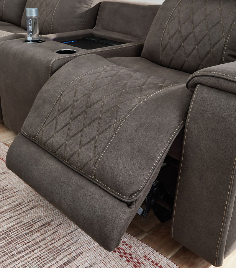 Hoopster - Laf Zero Wall Power Recliner - Gunmetal