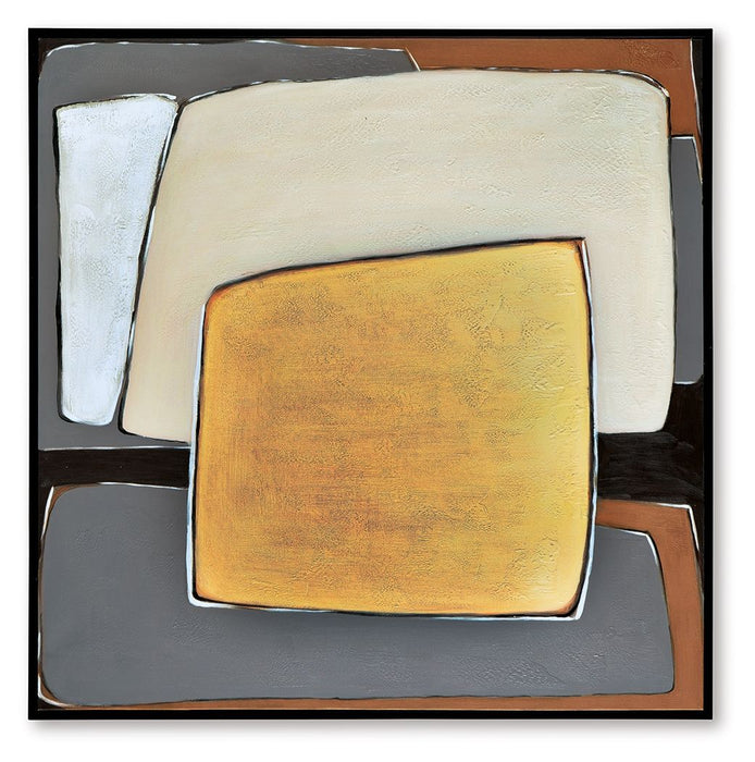 Actman - Wall Art - Cream / Brown / Gray