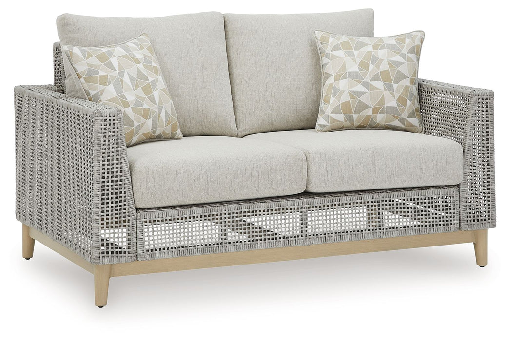 Seton Creek - 4 Pc. - Lounge Set - Gray