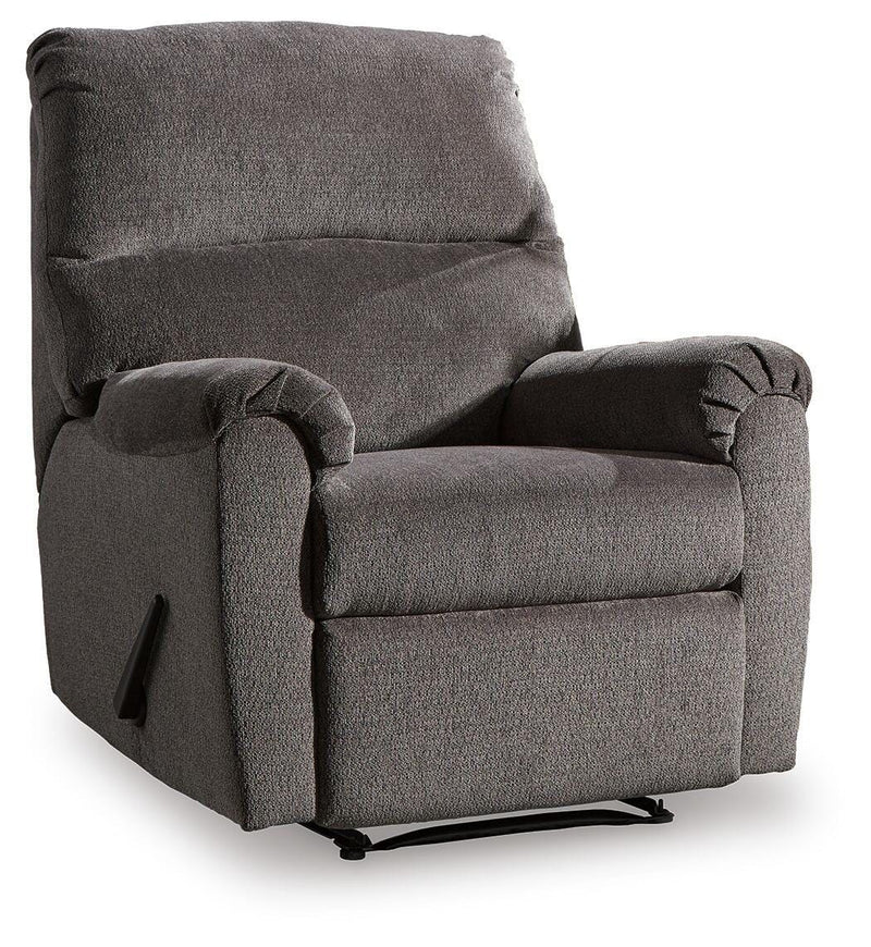 Nerviano - Zero Wall Recliner - Gray - Fabric