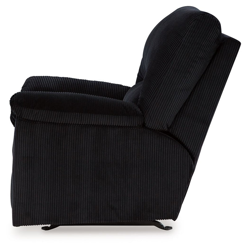SimpleJoy - Rocker Recliner - Fabric - Onyx