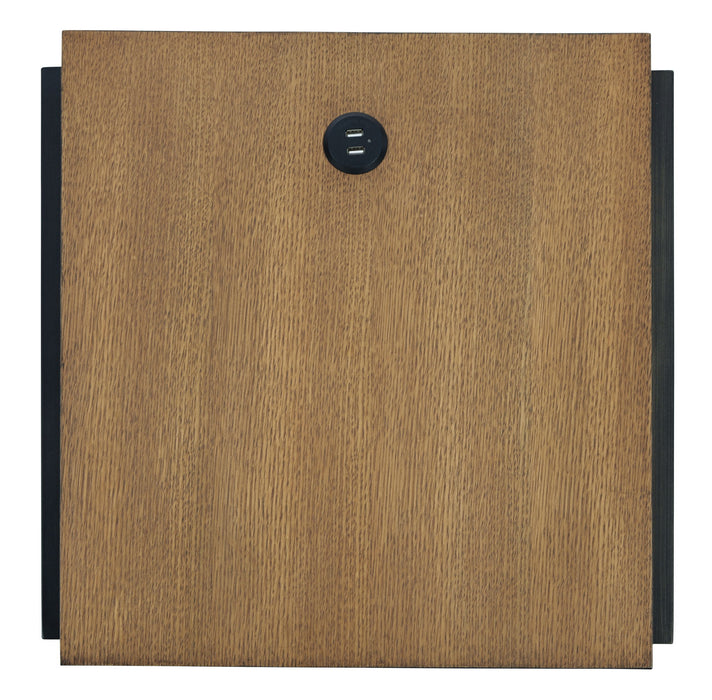 Fridley - Rectangular End Table - Brown / Black