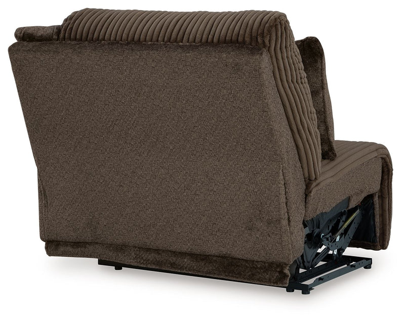Top Tier - Raf Zero Wall Recliner - Fabric - Chocolate