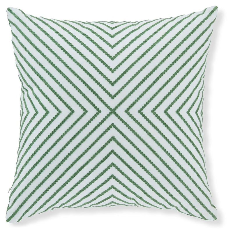 Bellvale - Pillow (Set of 4) - Green / White