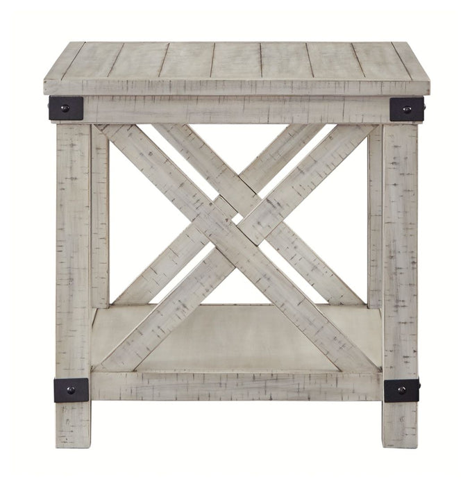 Carynhurst - Rectangular End Table - Whitewash