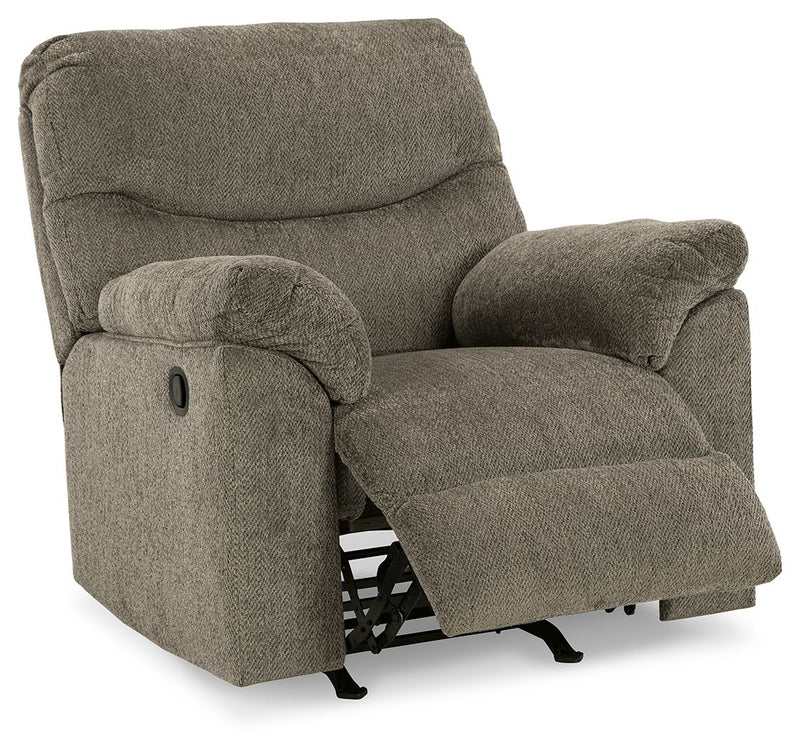 Alphons - Rocker Recliner - Fabric - Putty