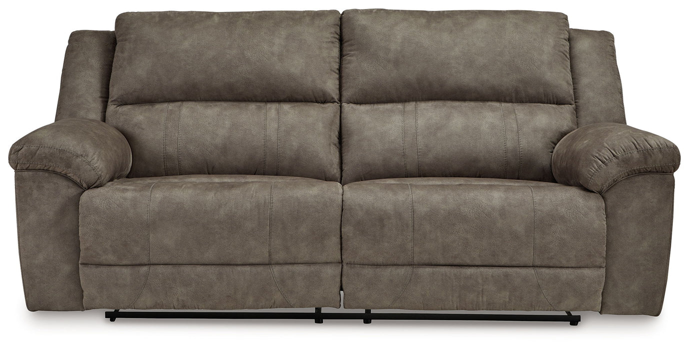 Laresview - 2 Seat Reclining Sofa - Faux Leather - Fossil