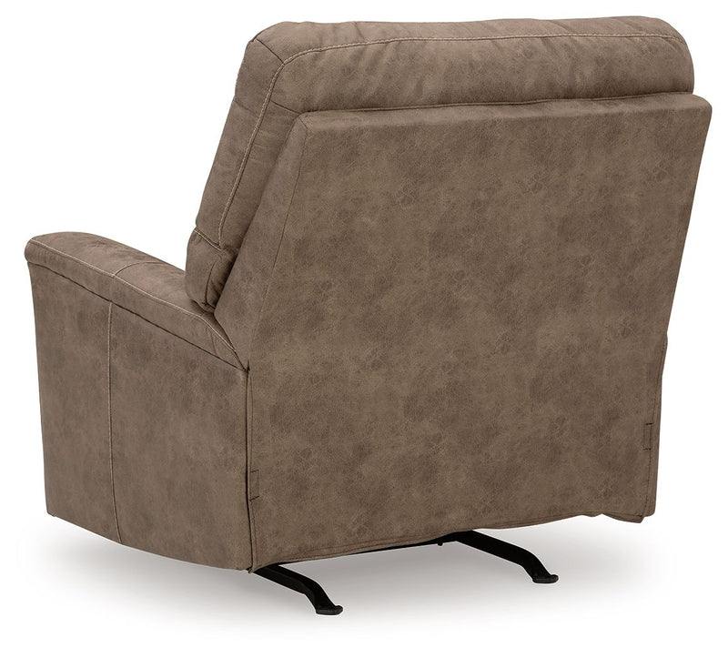 Navi - Rocker Recliner - Faux Leather - Fossil
