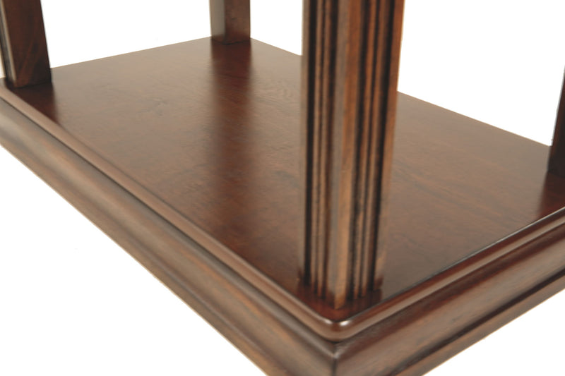 Breegin - Chair Side End Table - Removable Tray - Brown