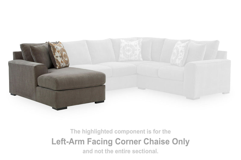 Larson Levee - LAF Corner Chaise - Espresso