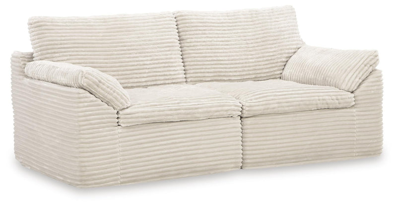 Fannin - LAF / RAF Corner Chair (Set of 2) - Ivory