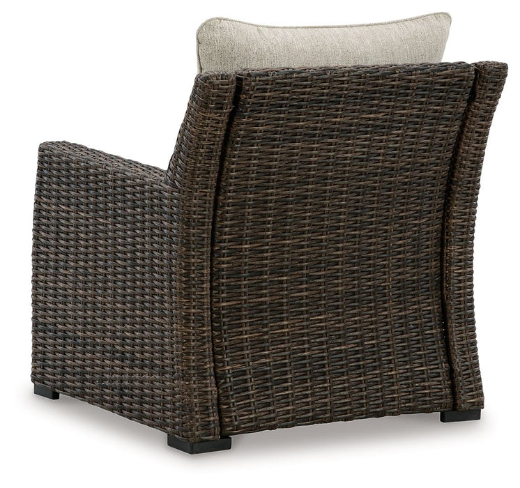 Brook Ranch - Lounge Chair With Cushion - Brown